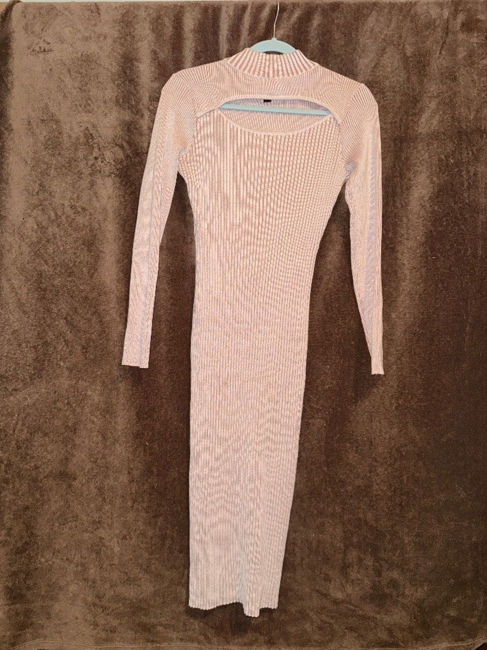 Long Sleeve Turtleneck Rayon Dress